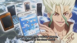 dr stone smartphone