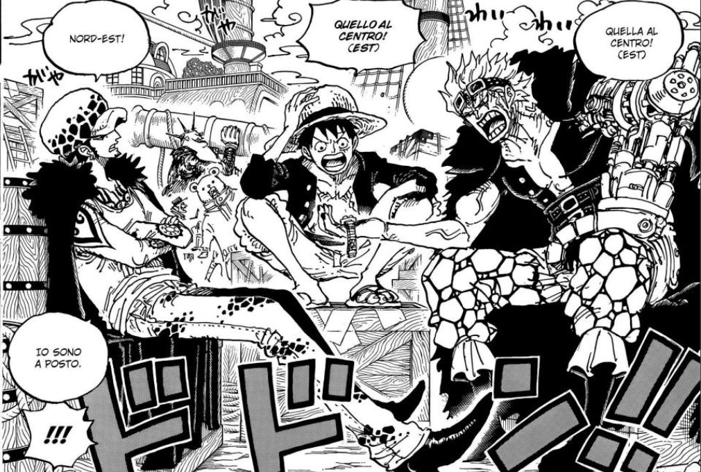 One Piece 1056: Il nome delle 3 isole su cui approderanno Luffy, Law e Kid