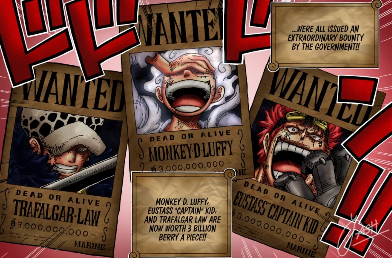 Le taglie più alte di One Piece – Parte 1