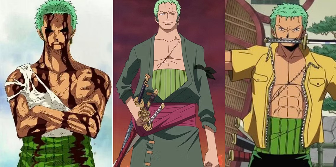 Roronoa Zoro: I suoi 10 migliori abiti in One Piece