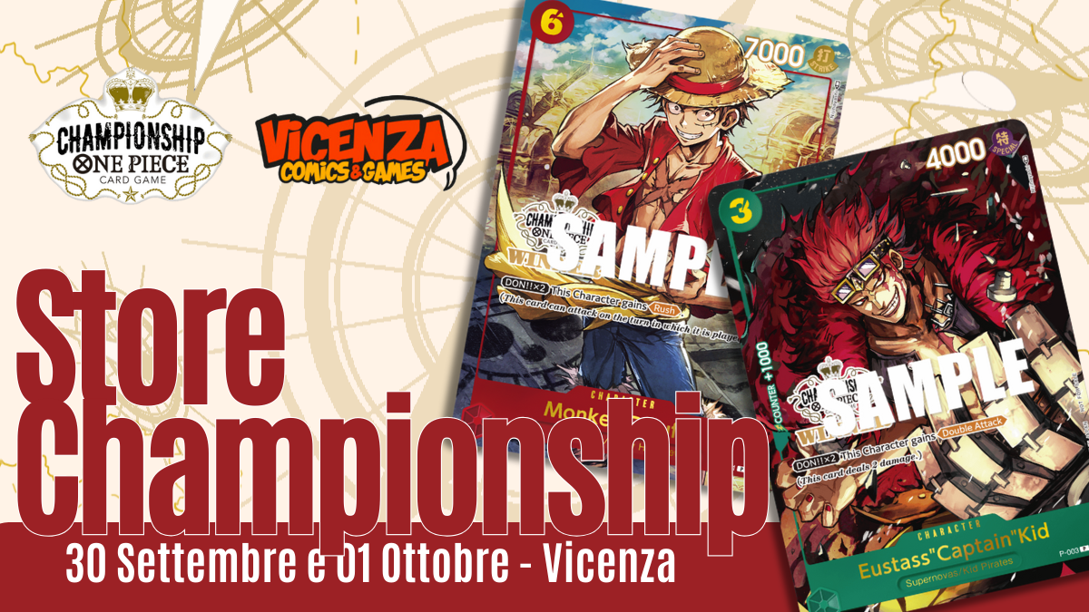 One Piece Card Game: Vicenza Store Championship Wave 1 e 2